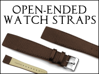 Watch straps:Open-ended watch straps
