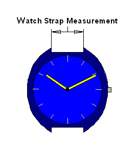 Watch Straps Measurement,Measure Watch Strap Dimensions